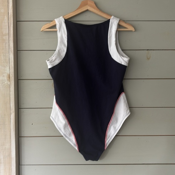 FILA Navy & White Bodysuit - Size M - Picture 5 of 6